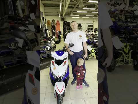 Отзыв счастливого обладателя скутера X-MOTORS CITY PRO г. Новосибирск #shorts