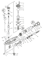 Редуктор лодочного мотора YAMAHA 150FETO/200FETO · 2000 — 2006