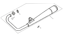 Глушитель МОТОЦИКЛА Racer RC150-23A Tourist