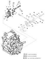 Рычаг дроссельной заслонки (S/N-0G590000/BEL-9973100 & UP) 2-х тактного ПЛМ MERCURY 40 M Серийный номер от 9854537 до 0P016999