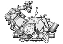 Двигатель  700 с.с. КВАДРОЦИКЛА STELS ATV 700 GT 2012