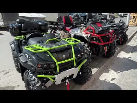 Наличие квадроциклов разных комплектаций: РМ 650, ODES PATHCROSS 1000 MUD PRO и STELS GUEPARD 2.0