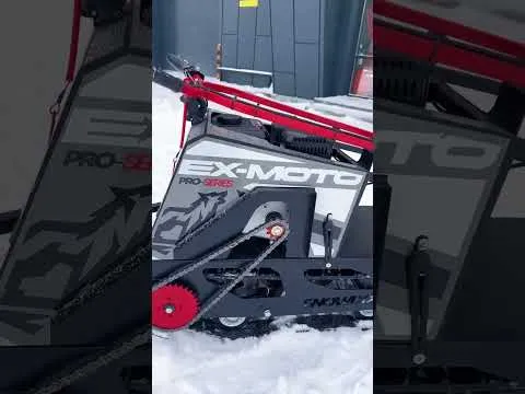 Мотобуксировщик EX-MOTO SNOWDOG S380 8л.с. в сети мотосалонов X-MOTORS. Новинка по низкой цене!