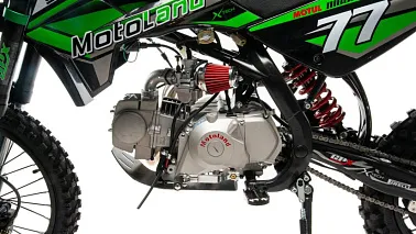 Питбайк MOTOLAND (МОТОЛЕНД) JX125 E зеленый